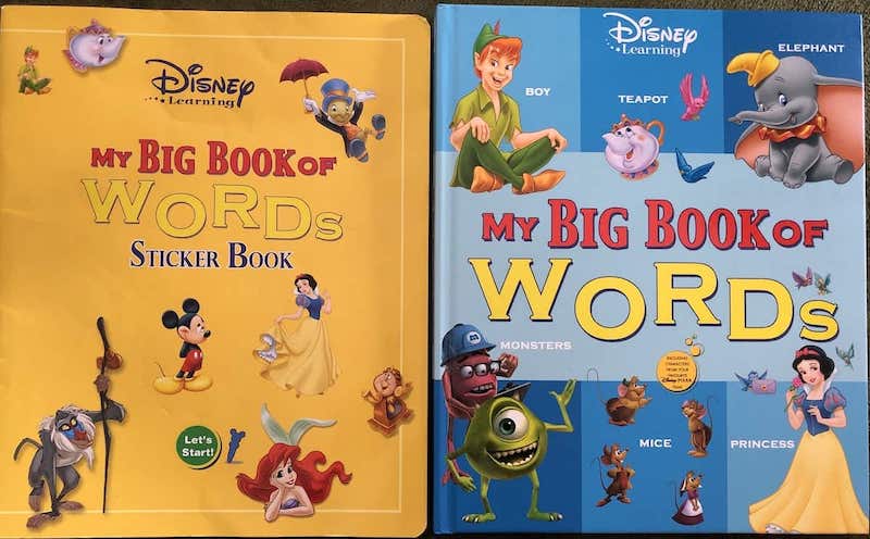 DWEのMY BIG BOOK OF WORDs付属シールの内職方法 | ワーママのおうち英語